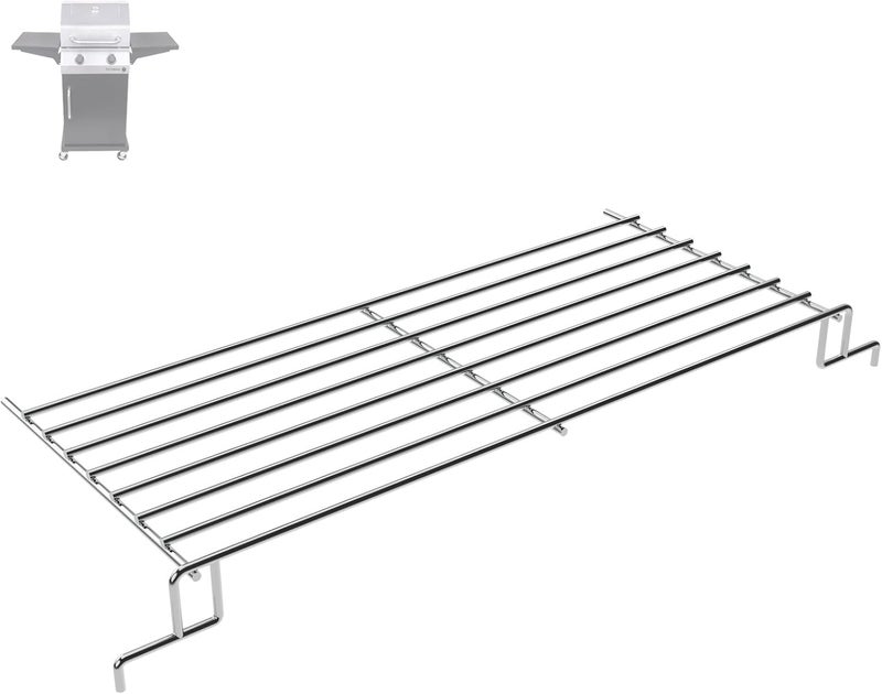 BBQration G325-0001-W1 Warming Rack Grill Parts for Charbroil Performance 2 Burner 463630021 463660021 463630422 463654022 463655021, Grill Swing Away Grid for Charbroil Grill Replacement Parts - Image 1